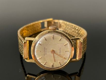 UNIVERSAL Genève, Montre de dame en or 750°/00,...