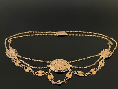 Collier en draperie, dit 