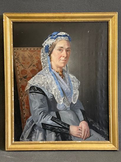 Ecole française XIX°

Portrait de femme

Huile...