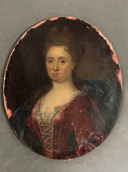 Ecole française fin XVIIème début XVIIIème.

Portrait...
