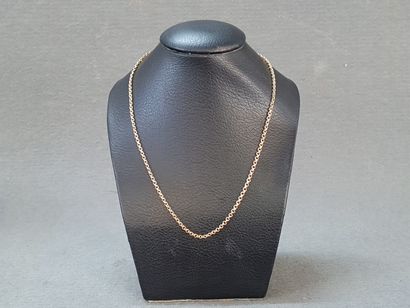 Collier en or 750°/00.

L: 50 cm.

13.42...