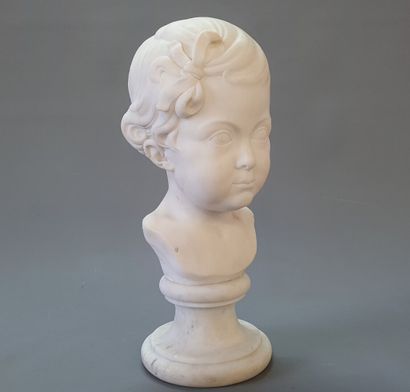 Ecole française XIX°:

Buste de fillette.

Sculpture...