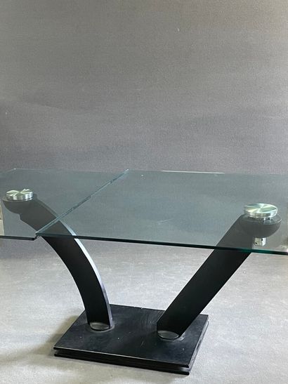Roche Bobois 

Grande table plateau verre,...