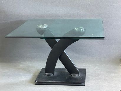 Roche Bobois 

Grande table plateau verre,...