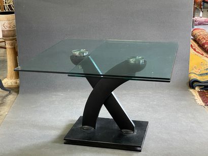 Roche Bobois 

Grande table plateau verre,...