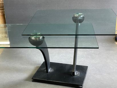 Roche Bobois 

Grande table plateau verre,...