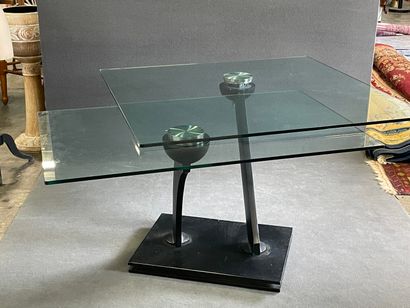 Roche Bobois 

Grande table plateau verre,...