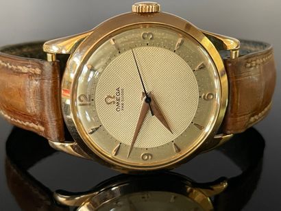 OMEGA Montre bracelet homme en or 750°/00,...