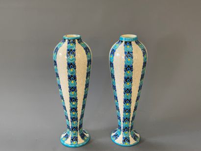 Charles CATTEAU, Boch, la Louvière (1880-1966)

Paire...