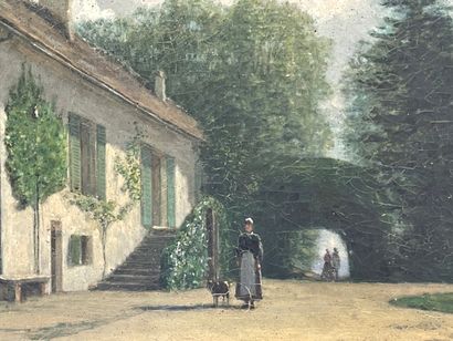 Eugène DECAN (1829-1894)

Promenade au jardin

Huile...