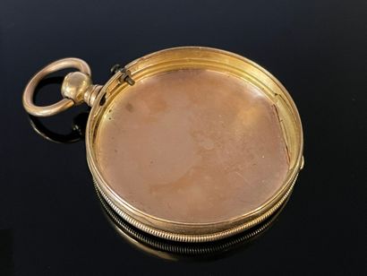 Monture de montre en or 750°/00 et gourmette...