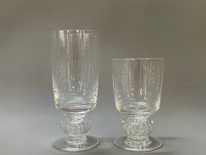 LALIQUE France, modèle Alger:

Onze grands...
