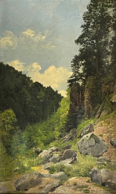 Jean DESBROSSES (1835-1906)

La Vallée aux...