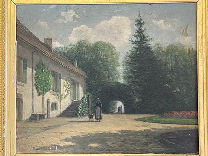 Eugène DECAN (1829-1894)

Promenade au jardin

Huile...