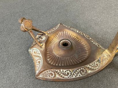 SCHNEIDER 

Lampe de bureau en bronze, le...