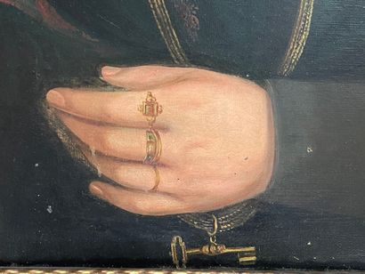 Ecole française XIX°

Portait de femme au...