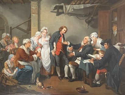 Ecole française XIX° d'après Jean-Baptiste...