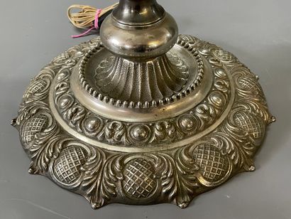 Importante lampe à poser à cinq lumières...