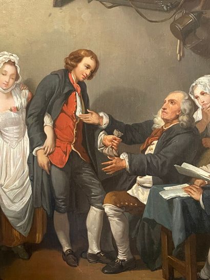 Ecole française XIX° d'après Jean-Baptiste...