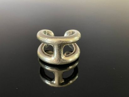 HERMES Paris:

Chevalière OSMOSE en argent...