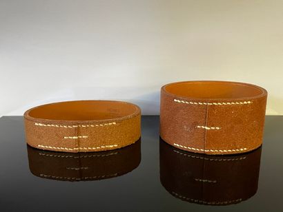 HERMES Paris: 

Deux bracelets manchettes...