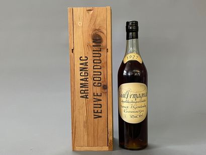 VIEIL ARMAGNAC millesimé 1927, Veuve GOU...