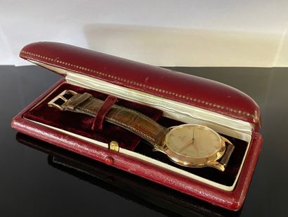 OMEGA Montre bracelet homme en or 750°/00,...