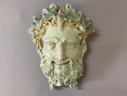 Masque de faune,

Epreuve en grès émaillé...
