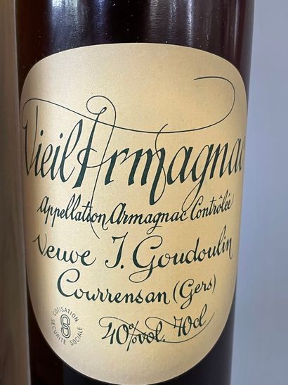 VIEIL ARMAGNAC millesimé 1927, Veuve GOU...