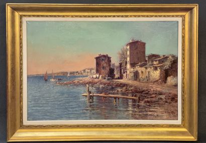 Jules IZIER (XIX-XX)

Vue de la côte à Bandol....