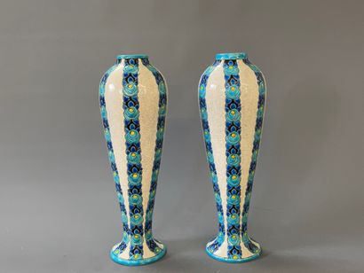 Charles CATTEAU, Boch, la Louvière (1880-1966)

Paire...