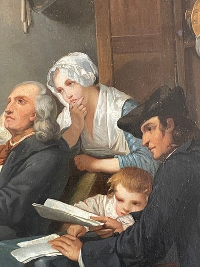 Ecole française XIX° d'après Jean-Baptiste...
