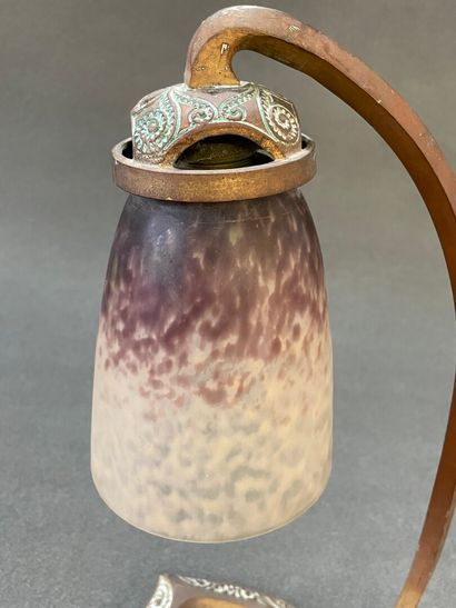 SCHNEIDER 

Lampe de bureau en bronze, le...
