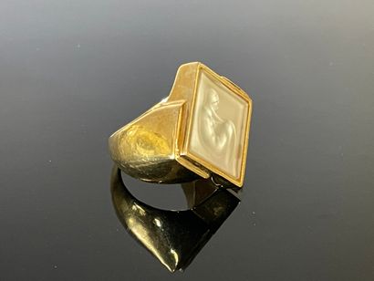 LALIQUE France:

Bague Ondine, bas relief...