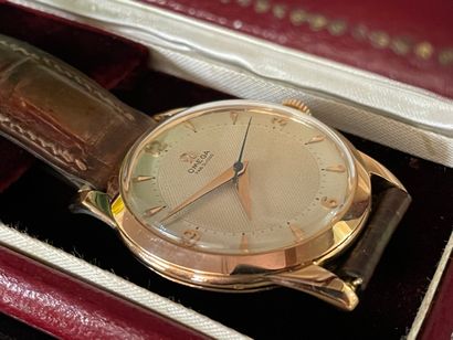 OMEGA Montre bracelet homme en or 750°/00,...