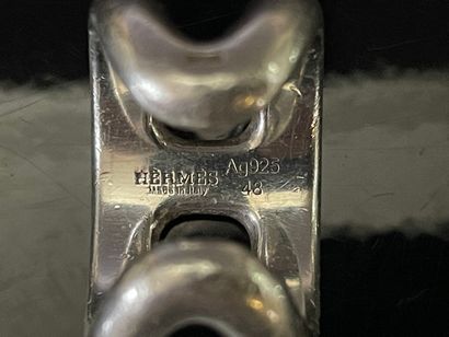 HERMES Paris:

Chevalière OSMOSE en argent...