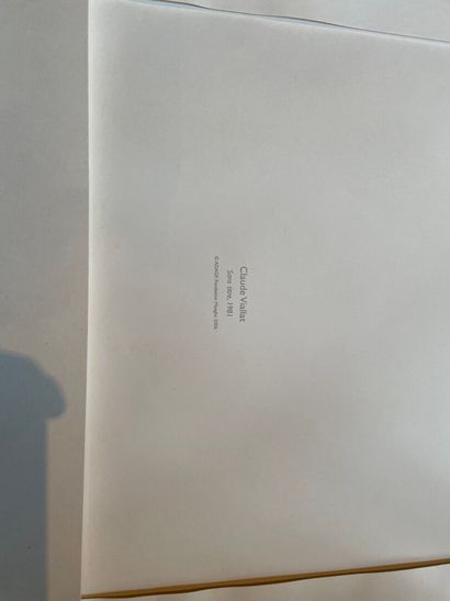 Reproduction imprimée, sous verre de Claude...