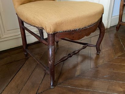 Chaise provençale à entretoise. Fin XVIII°

Toile...