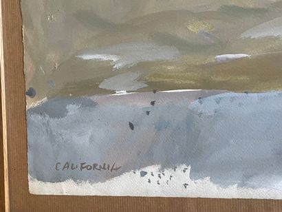 Oleg ZINGER (1910-1998)

California.

Gouache...
