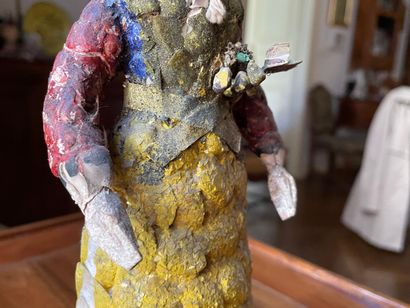 Statuette en coquillages dit 