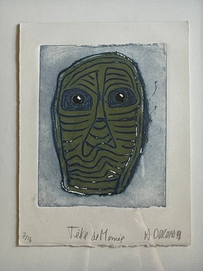 Hervé DI ROSA (1959)

Tête de momie.

Estampe...
