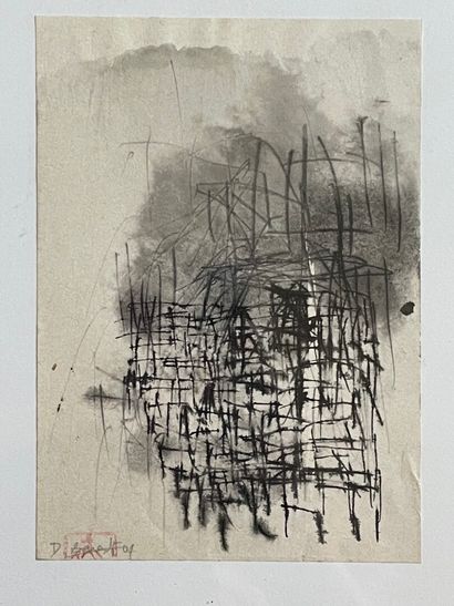 Delphine BARAT.

Lavis d'encre sur papier.

Cachet...