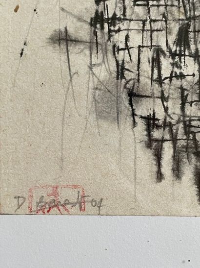 Delphine BARAT.

Lavis d'encre sur papier.

Cachet...