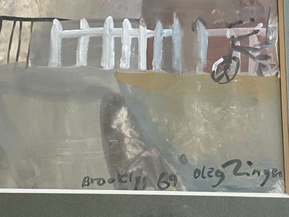 Oleg ZINGER (1910-1998)

Brooklyn

Gouache...
