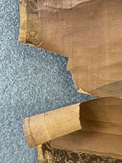 Rouleau asiatique peinture de lettré sur...