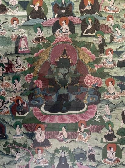 Tanka tibetain.

Peinture sur toile.

84...