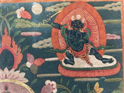 Tanka : Bouddha en prière.

Huile sur toile...