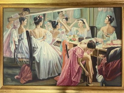 Ecole asiatique XX°

Les danseuses dans la...