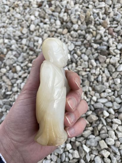Statuette en pierre dure sculptée. Chine

H....