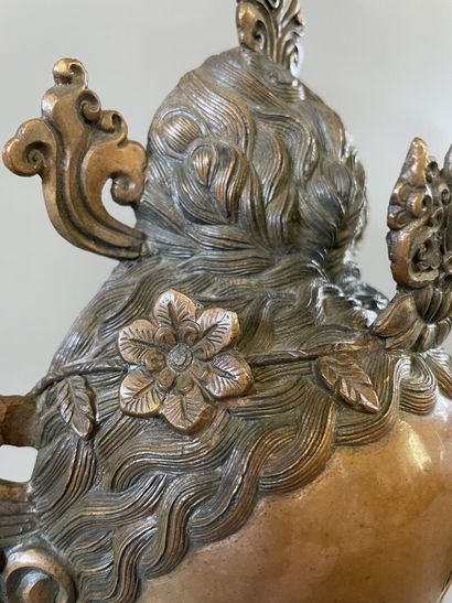 Buste de Tara, divinité bouddhiste chinoise,...